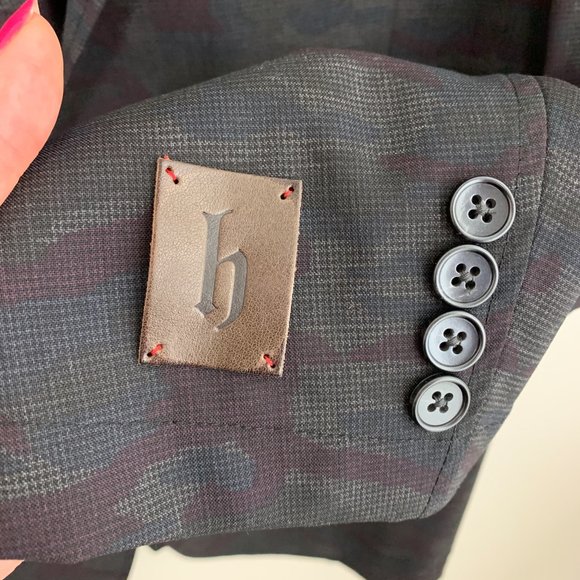 Amer H Tailor New York camo wool blazer 42 R - Picture 5 of 6